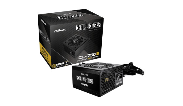 БЖ 750W ASRock Challenger CL-750G 120mm, 80+ Gold, Retail - 645318