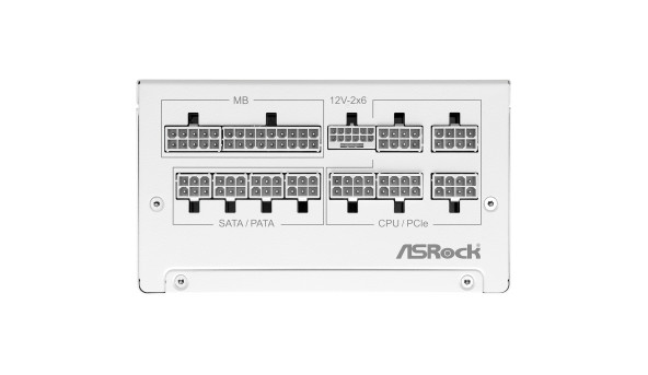 БЖ 850W ASRock SteelLegend White SL-850GW ATX 3.1 135mm, 80+ Gold, Fully Modular, Retail - 645319