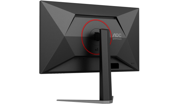 TFT 27" AOC 27G4HA, Fast IPS, 200Гц, 2хHDMI, DP, HAS, Pivot, кол., чорно-червоний - 645421