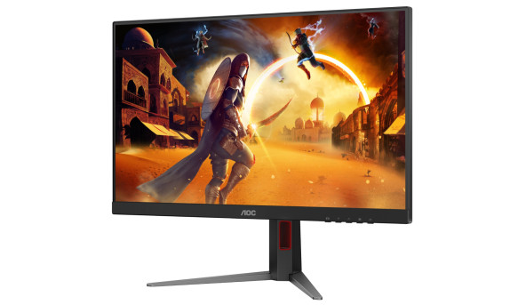 TFT 27" AOC 27G4HA, Fast IPS, 200Гц, 2хHDMI, DP, HAS, Pivot, кол., чорно-червоний - 645421