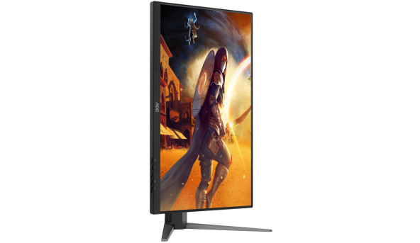 TFT 27" AOC 27G4HA, Fast IPS, 200Гц, 2хHDMI, DP, HAS, Pivot, кол., чорно-червоний - 645421