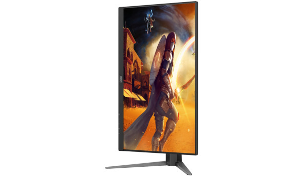 TFT 27" AOC 27G4HA, Fast IPS, 200Гц, 2хHDMI, DP, HAS, Pivot, кол., чорно-червоний - 645421