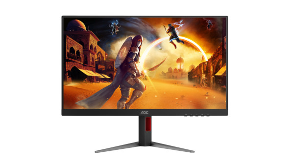 TFT 27" AOC 27G4HA, Fast IPS, 200Гц, 2хHDMI, DP, HAS, Pivot, кол., чорно-червоний