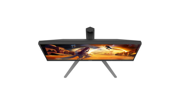 TFT 27" AOC 27G4HA, Fast IPS, 200Гц, 2хHDMI, DP, HAS, Pivot, кол., чорно-червоний - 645421