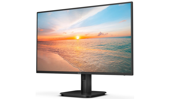 TFT 23.8" Philips 24E1N1200A, IPS, 120hz, VGA, HDMI, DP, колонки, чорний - 645422