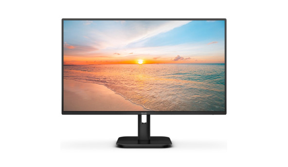 TFT 23.8" Philips 24E1N1200A, IPS, 120hz, VGA, HDMI, DP, колонки, чорний