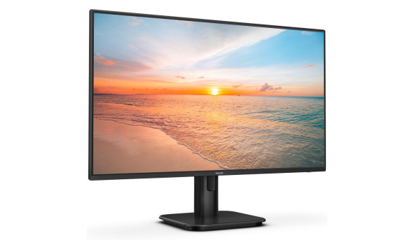 TFT 23.8" Philips 24E1N1200A, IPS, 120hz, VGA, HDMI, DP, колонки, чорний - 645422