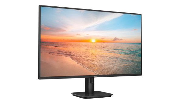 TFT 27" Philips 27E1N1200A, IPS, 120hz, VGA, HDMI, DP, колонки, чорний - 645423