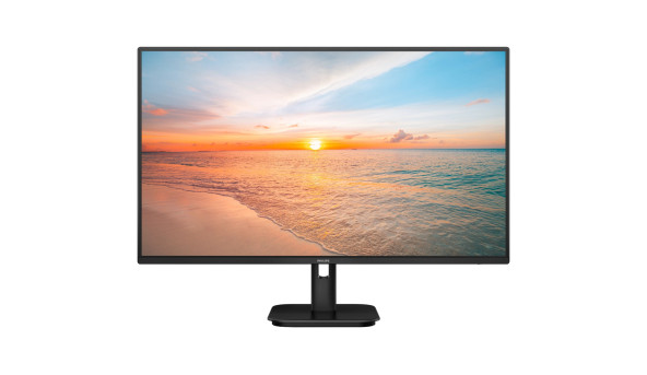 TFT 27" Philips 27E1N1200A, IPS, 120hz, VGA, HDMI, DP, колонки, чорний