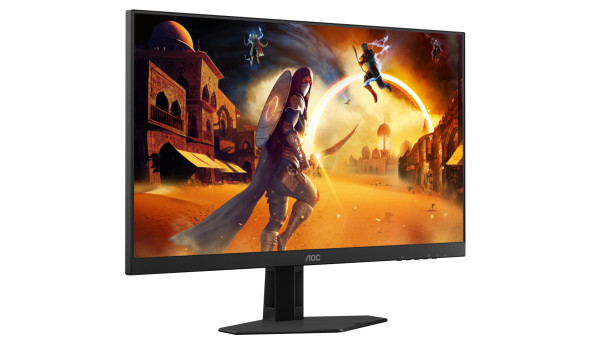 TFT 27" AOC 27G4HRE, Fast IPS, 200Гц, 2хHDMI, DP, колонки, чорно-червоний - 645424