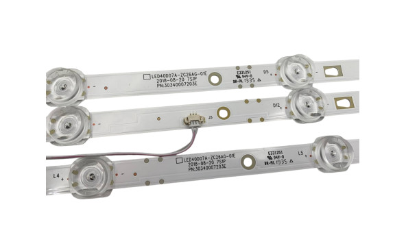 LED підсвітка до телевізора KIVI 40U600GU LED40D07B-ZC26AG-01 30340007203E Б/В - 645438