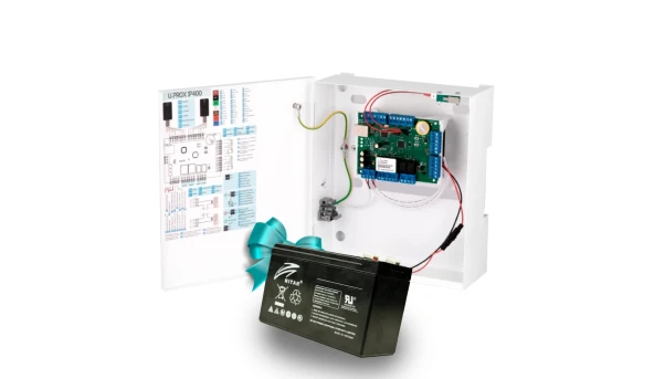 Комплект контроллера доступа и LFP аккумулятора U-Prox IP400 + Ritar R-LFP12.8V6AH