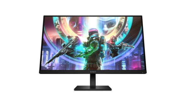TFT 27" HP OMEN 27qs QHD, IPS, 240Hz, 1ms, 2xHDMI, DP, USB-hub, HAS, колонки, чорний
