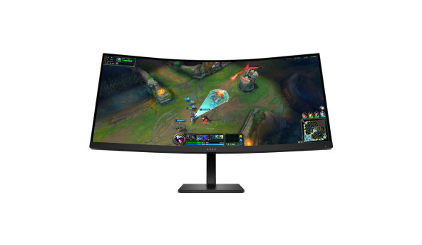 TFT 34" HP OMEN 34c G2, WQHD, VA, вигн., 180Hz, 2xHDMI, DP, HAS, колонки, чорний
