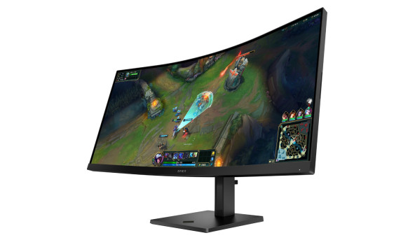 TFT 34" HP OMEN 34c G2, WQHD, VA, вигн., 180Hz, 2xHDMI, DP, HAS, колонки, чорний - 645527
