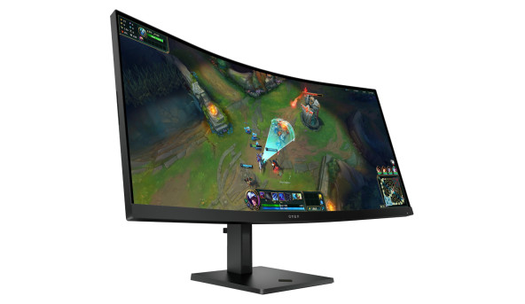 TFT 34" HP OMEN 34c G2, WQHD, VA, вигн., 180Hz, 2xHDMI, DP, HAS, колонки, чорний - 645527