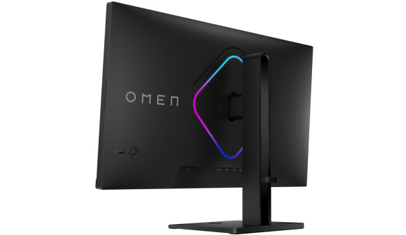 TFT 27" HP OMEN 27qs G2 QHD, IPS, 280Hz, 1ms, 2xHDMI, DP, USB-hub, HAS, колонки, чорний - 645539