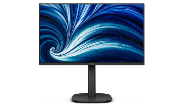 TFT 23.8" Philips 24B2N3200J, IPS, 120Гц, VGA, HDMI, DP, USB-hub, HAS, Pivot, колонки, чорний