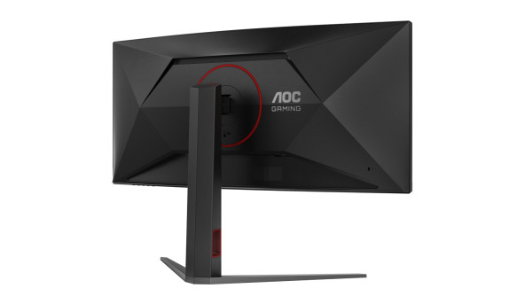 TFT 34" AOC CU34G4, WQHD, VA, вигн., 180Гц, 2хHDMI, DP, HAS, Pivot, чорно-червоний - 645658