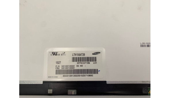 Матрица Samsung 15.6" 1366*768 WXGA/HD 30 pin LED LTN156AT39-L01 LTN156AT37-L01 Б/У - 645663