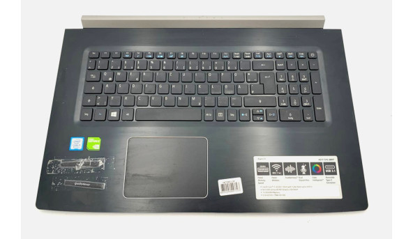 Середня частина корпусу з клавіатурою до ноутбука Acer Aspire 5  A517-51G  A517-51 A517-51P EC24C000100 PK131NX2A00  Б/В