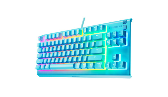 Клавіатура ігрова SteelSeries Apex 3 TKL UA Aqua - 645859