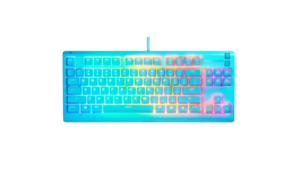 Клавіатура ігрова SteelSeries Apex 3 TKL UA  Aqua