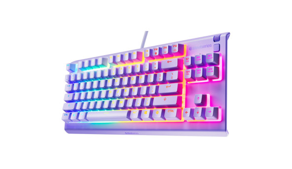 Клавіатура ігрова SteelSeries Apex 3 TKL UA Lavender - 645860