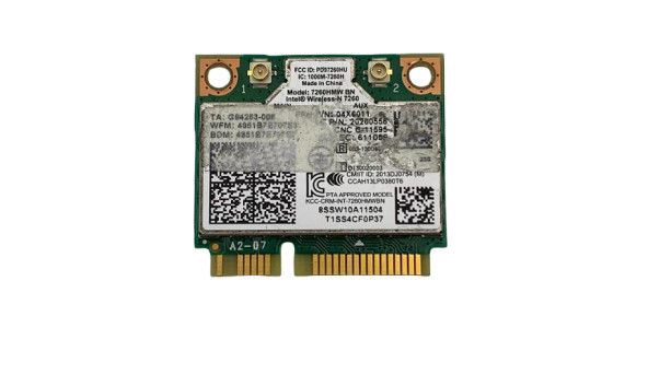Wi-Fi адаптер снят с ноутбука Lenovo IdeaPad U330P 20200556 04X6011 Б/У