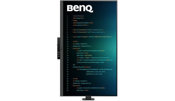 TFT 31.5" BenQ RD320UA, 4K, IPS, 2xHDMI, DP, USB-C, Pivot, колонки, сірий - 646202