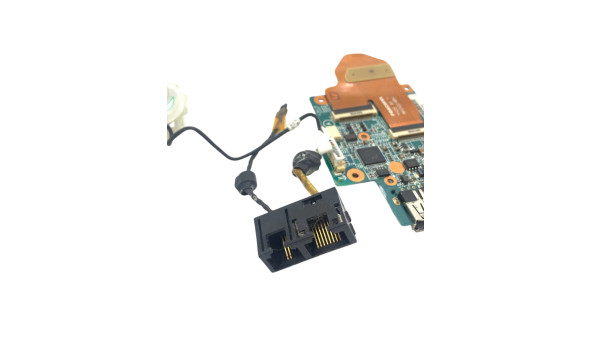 Додаткова плата USB з кнопкою включення і LAN роз'ємами для ноутбука Sony Vaio PCG-5N2M, PCG-5R1M , VGN-SR49VN , 1P-1084104-6011, 1P-1087J04-6011, 073-0001-4435_A 073-0001-6050_A Б/В - 646477