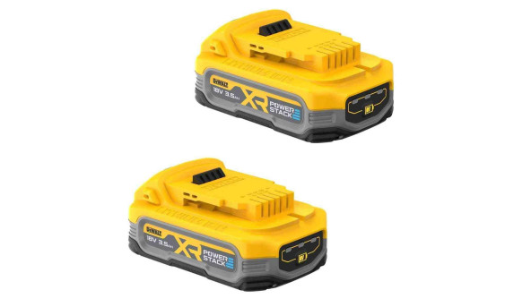 Набор аккумуляторных батарей PowerStack DeWALT DCBP318S2