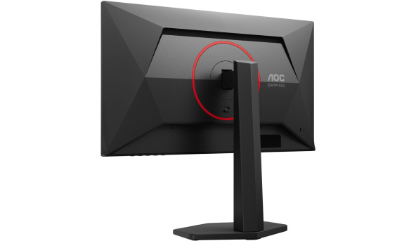 TFT 24.5" AOC Q25G4SR, Fast IPS, 300 Гц, 2xHDMI, DP, HAS, Pivot, колонки, чорно-червоний - 646599