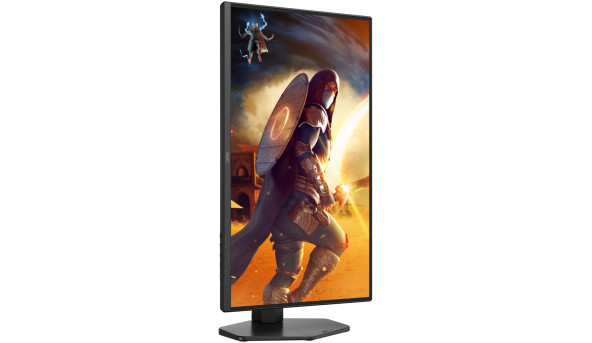 TFT 24.5" AOC Q25G4SR, Fast IPS, 300 Гц, 2xHDMI, DP, HAS, Pivot, колонки, чорно-червоний - 646599
