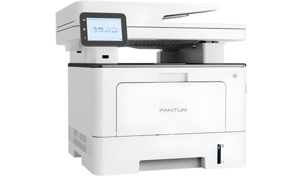 БФП А4 Pantum BM5110ADW (40 стор/хв, 1200x1200dpi, duplex, Wi-Fi, ADF, Ethernet, touchscreen, білий) - 646749