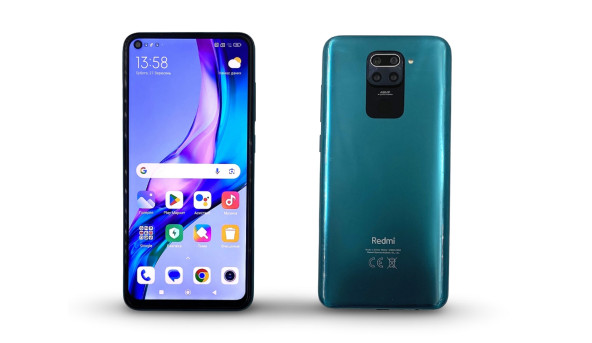 Смартфон Xiaomi Redmi Note 9 NFC MediaTek Helio G85 3/64 GB Android 12 [6.53"] - Б/У
