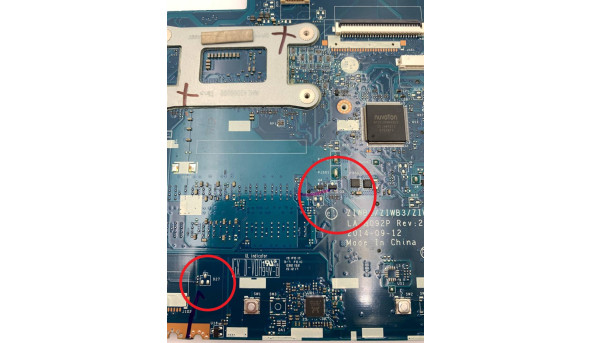 Материнська плата до ноутбука Lenovo B50-80 i5-5200U SR23Y ZIWB2/ ZIWB3/ ZIWE1 LA-B092P Rev: 2.0 Б/В - 647145
