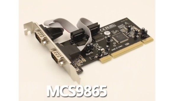 PCI Контролер 2xCOM (RS232), MosChip S9865, RTL