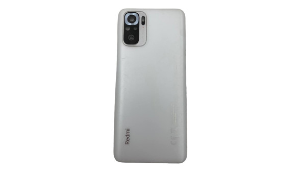 Задняя крышка корпуса со стеклом на камеру к телефону Xiaomi Redmi Note 10 / Redmi Note 10S B413A0B02100 Б/У