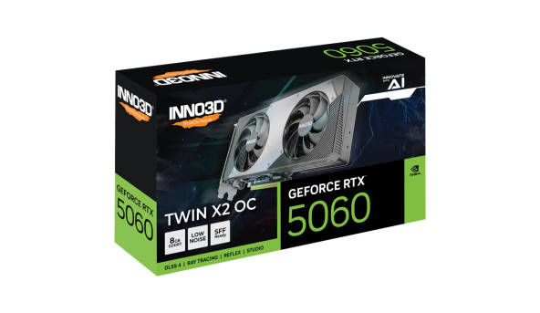 GeForce RTX5060 Inno3D TWIN X2 OC, 8GB GDDR7, 128bit, PCI Express 5.0 - 647473