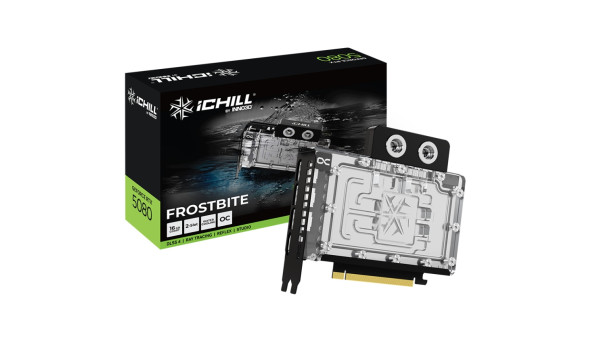GeForce RTX5080 Inno3D ICHILL FROSTBITE, 16GB GDDR7, 256bit, PCI Express 5.0 - 647475