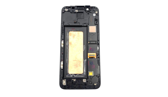 Дисплей с аудиогниздом и рамкой к телефону Samsung A600 Dual Galaxy A6 Б/У - 647577