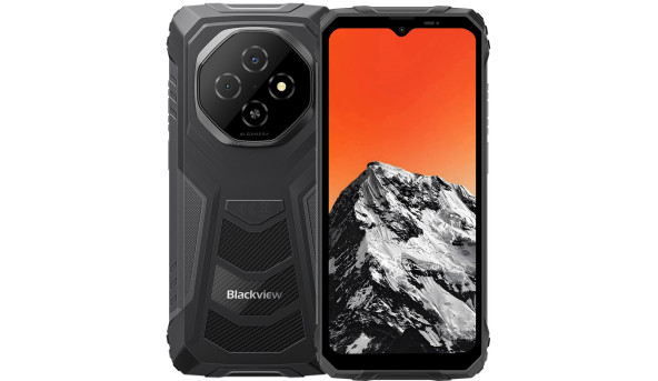Смартфон Blackview FORT 1 6.56" HD+ /6GB/256GB/ T615 / 10000mAh / 16+2+8Мп / NFC / IP69K / Black