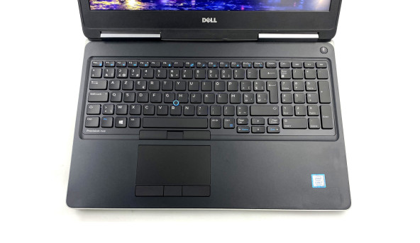 Ігровий ноутбук Dell Precision 7520 Core I7-7820HQ 32 RAM 256 SSD 2000 HDD Nvidia Quadro M1200 15.6" FHD - Б/В - 647826