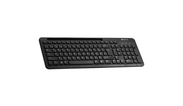 Клавіатура XTRIKE ME KB-303 UA бездротова Bluetooth+2.4G,105 кл. чорна - 647871