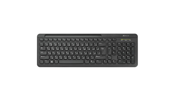 Клавіатура XTRIKE ME KB-303 UA бездротова Bluetooth+2.4G,105 кл. чорна