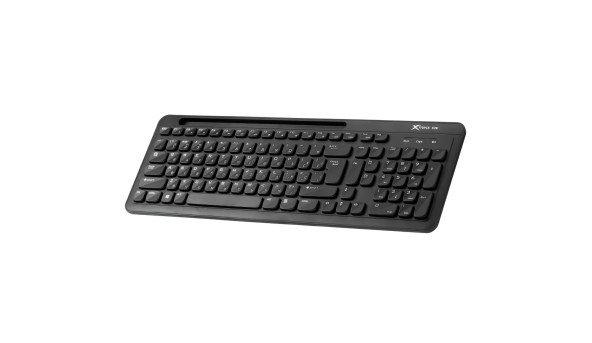 Клавіатура XTRIKE ME KB-303 UA бездротова Bluetooth+2.4G,105 кл. чорна - 647871