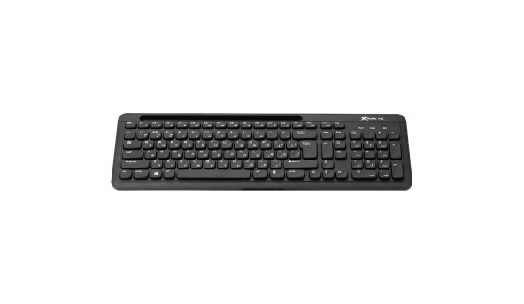Клавіатура XTRIKE ME KB-303 UA бездротова Bluetooth+2.4G,105 кл. чорна - 647871