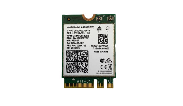 Адаптер WI-FI снят с ноутбука Acer Nitro 5 AN515-54 02HK705  Б/У