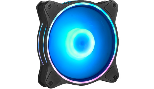 Вентилятор для корпуса 120mm Chieftec ZF-1225RGB-R PWM Reversible - 647998